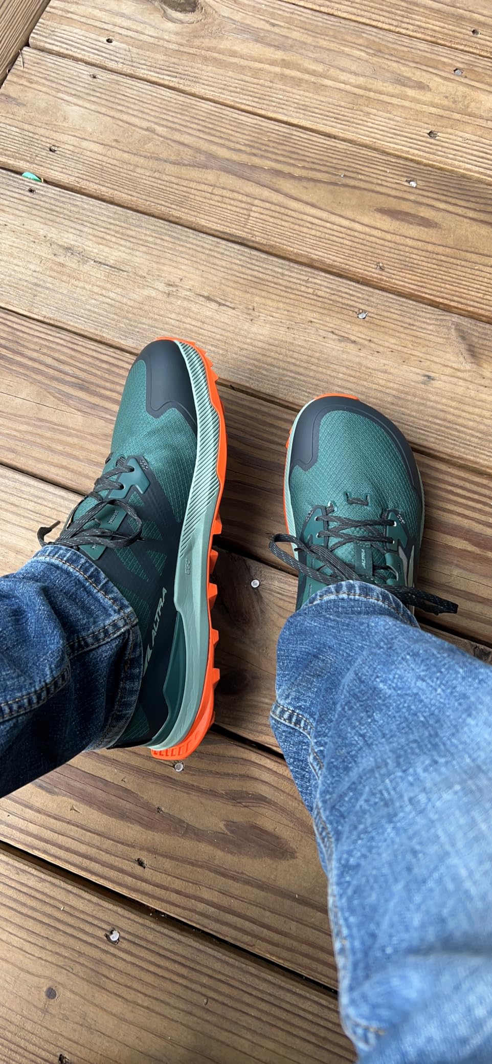 Altra Lone Peak 7 on Appalachian trail terrain demonstrating grip and stability performance