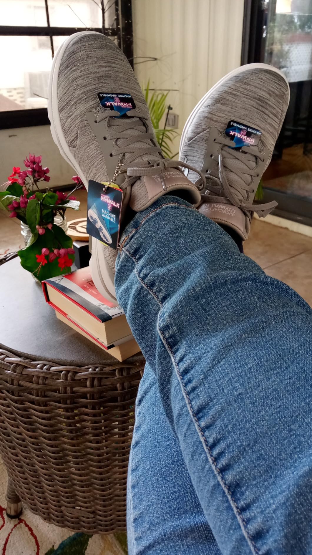 Skechers Go Walk 5-True wide width version showing accommodating toe box design