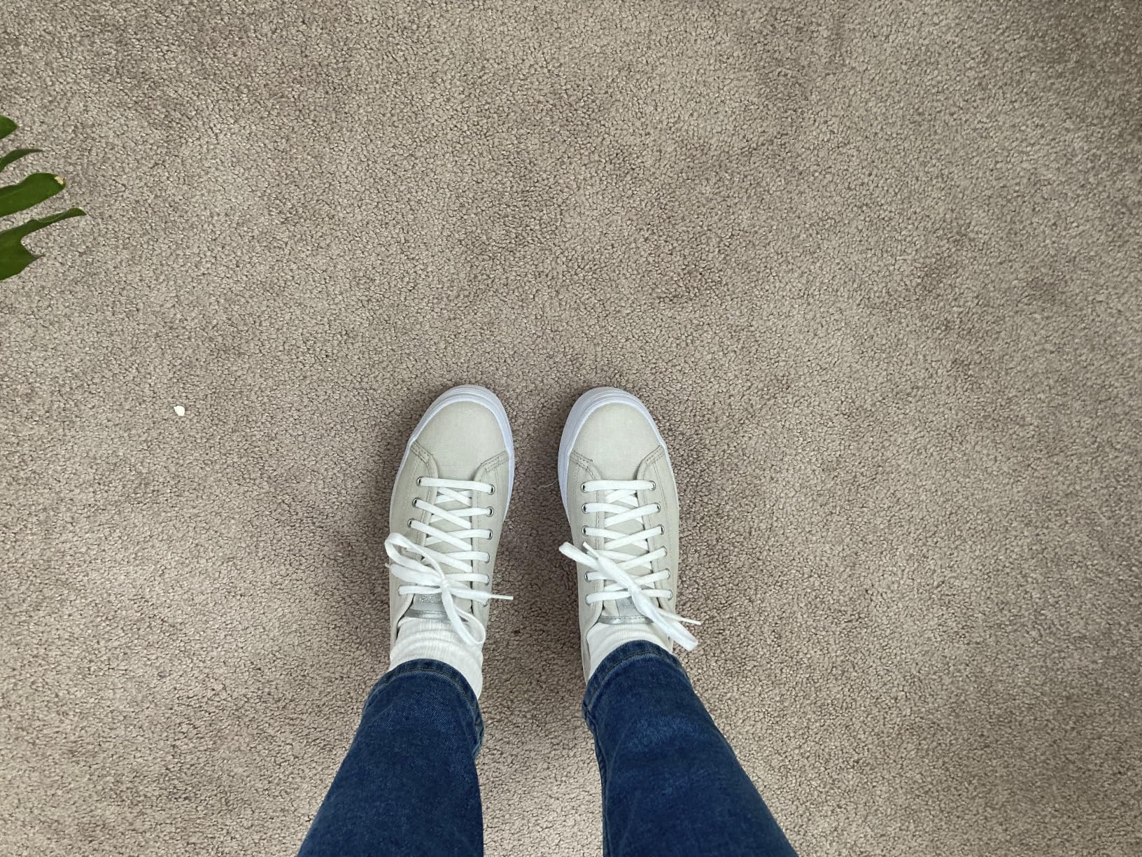 Keds Triple Up worn in casual setting showing styling versatility with jeans