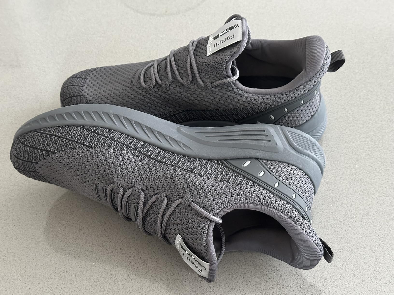 Marketing claims verification showing actual shoe performance features