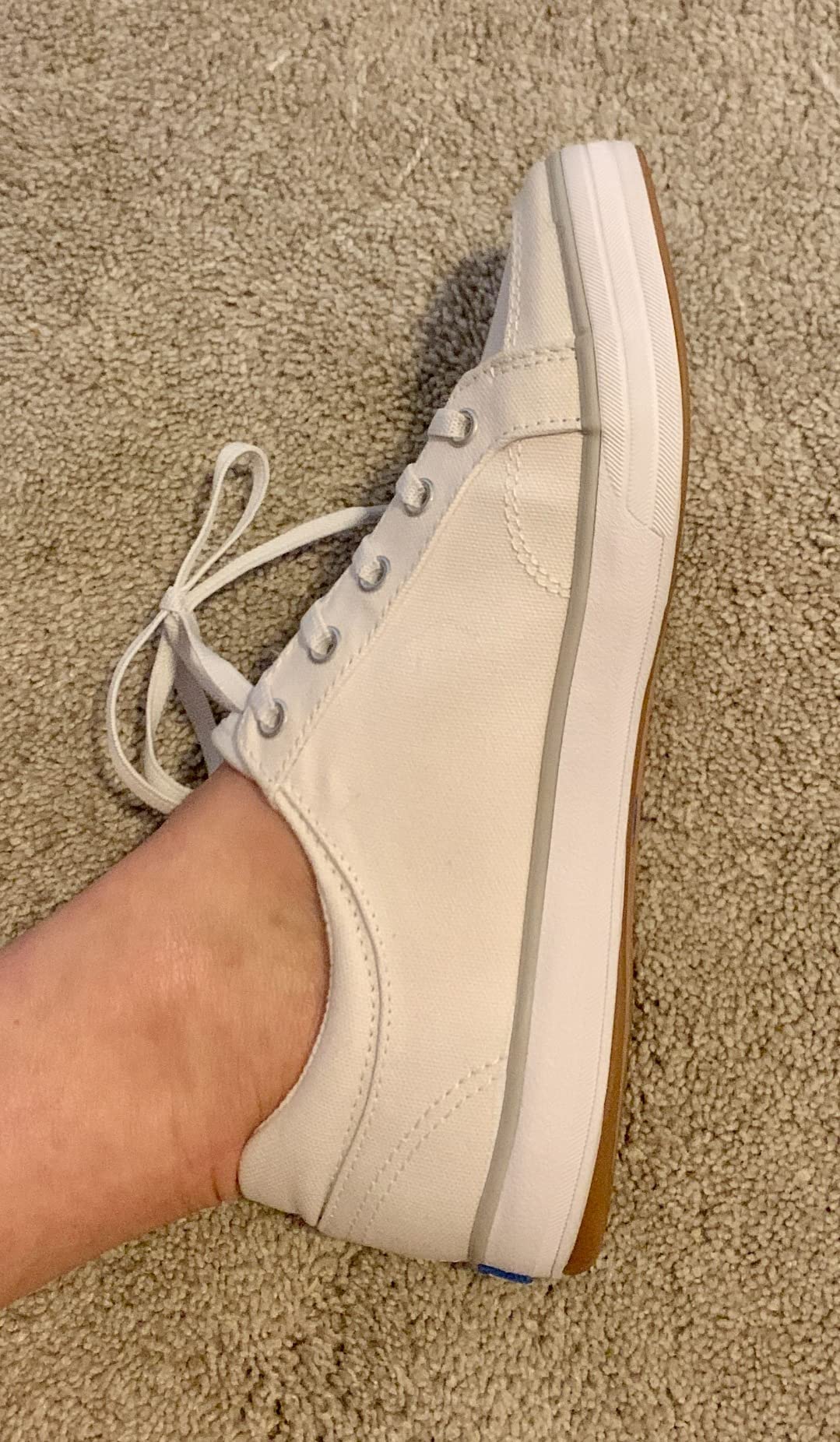 Keds Women's Center 2 memory foam footbed and interior construction detail