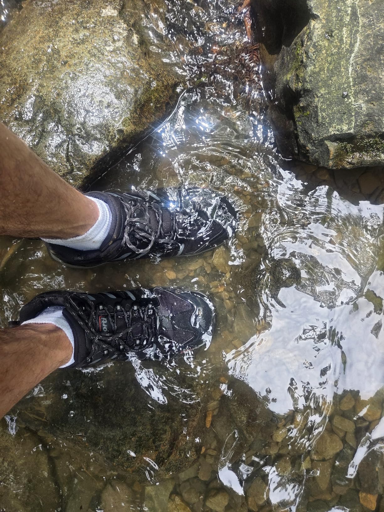 NORTIV 8 hiking shoes after weeks of testing showing durability and wear patterns