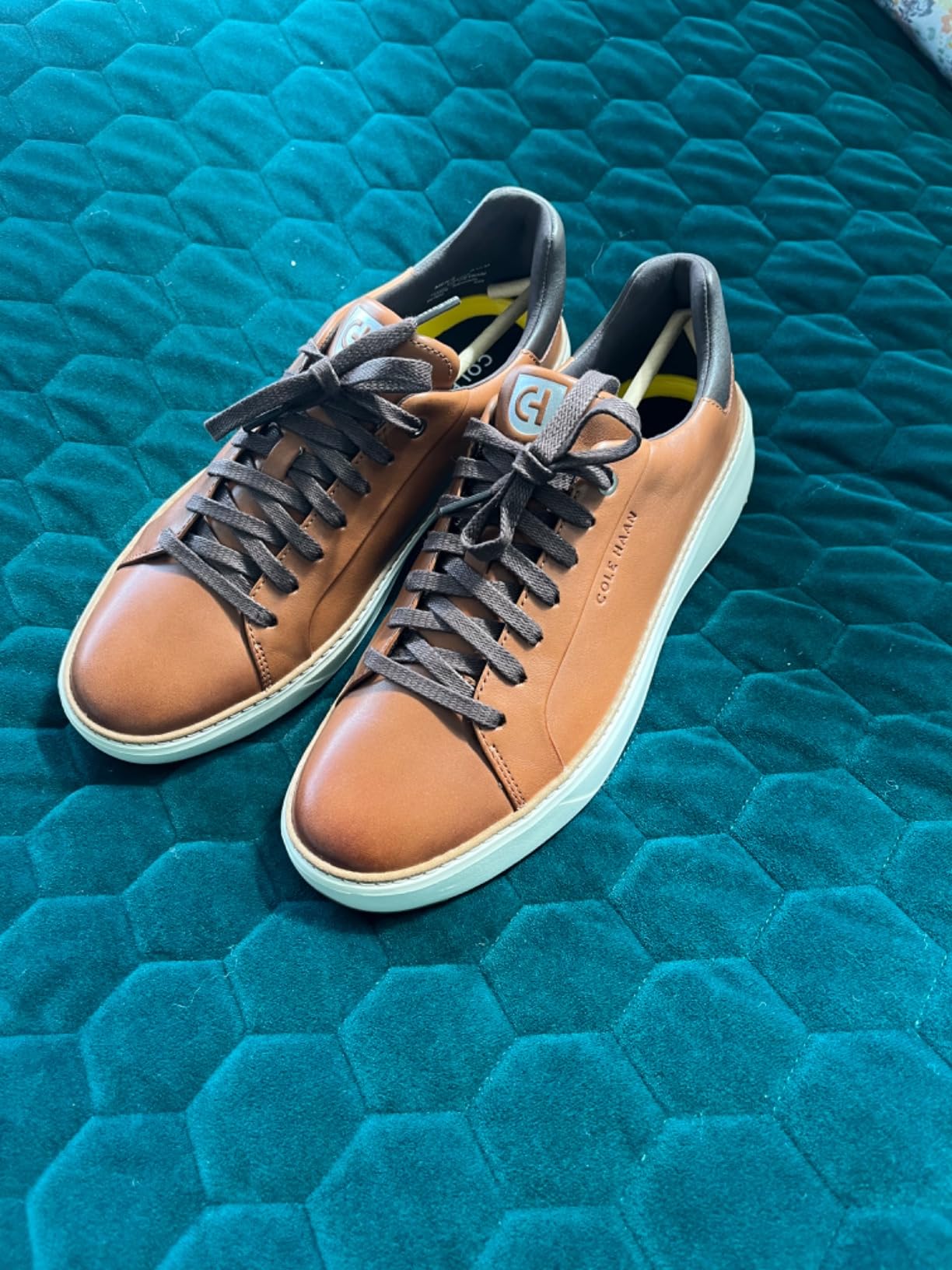 Cole Haan Grandpro Topspin worn in business casual setting showing versatility from golf course to office