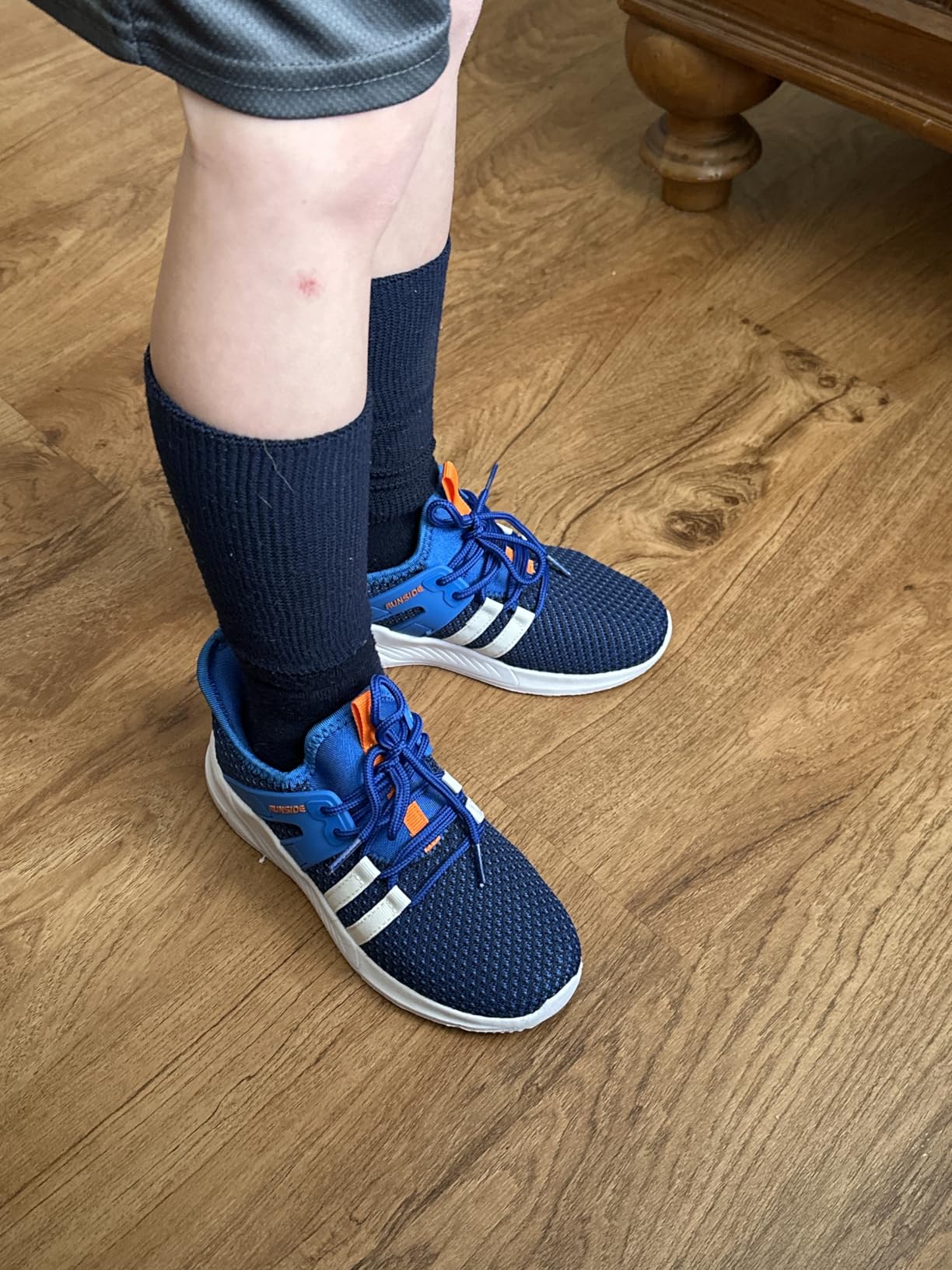 RUNSIDE Kids Tennis Shoes worn by child showing real-world fit and appearance