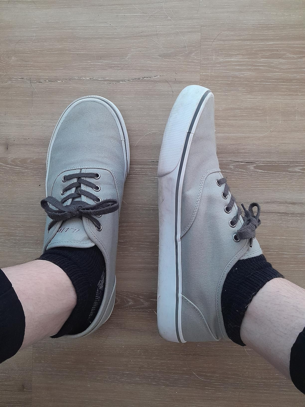 Lugz Lear sneaker sole showing wear pattern after 2 months of regular use