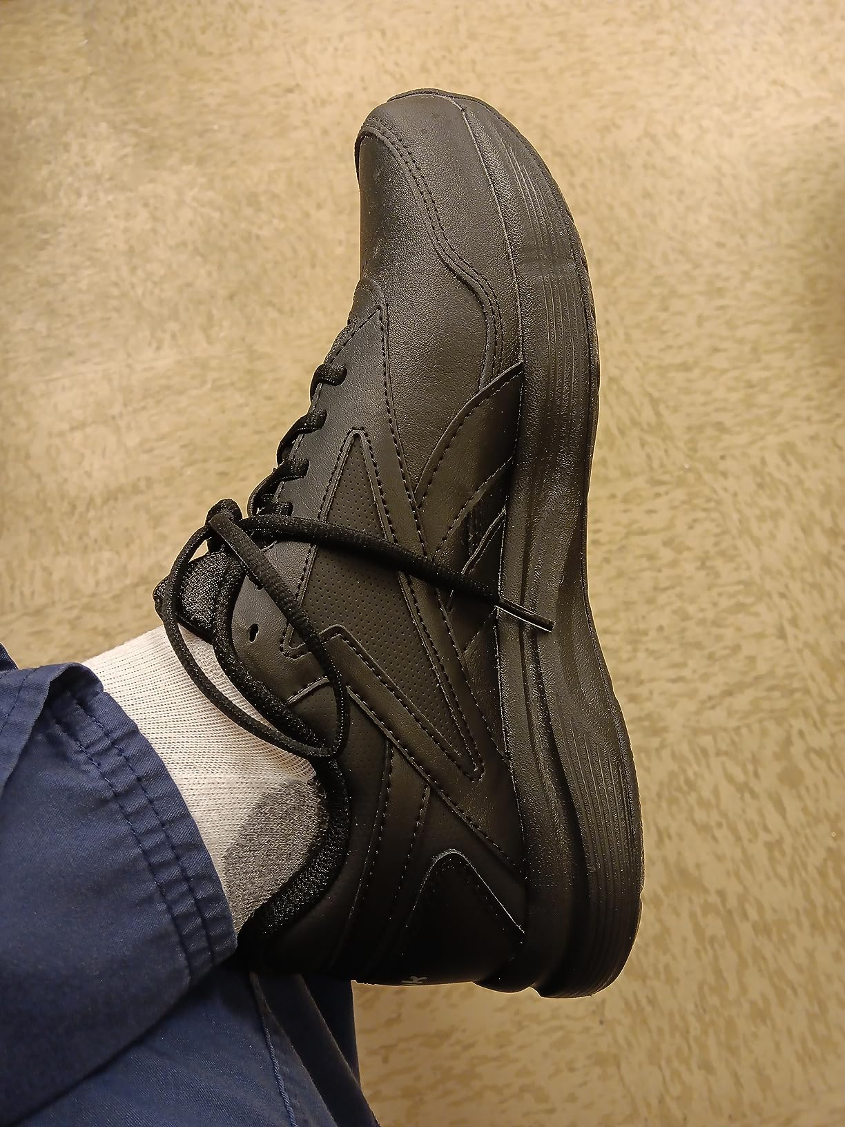 Reebok DMX shoes in workplace setting showing professional appearance and comfort features