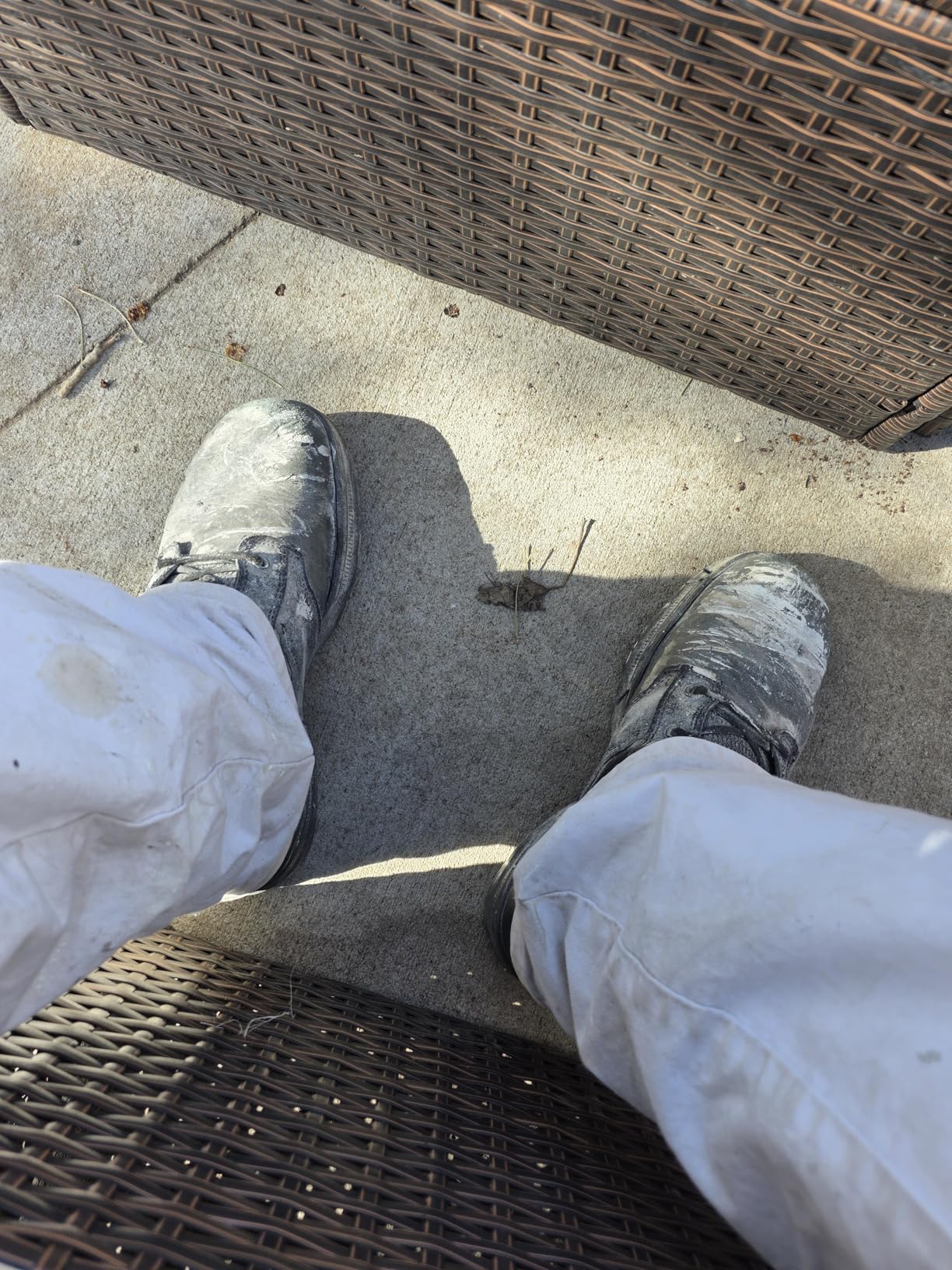FEELLIFE insoles in work boots after extended use showing durability