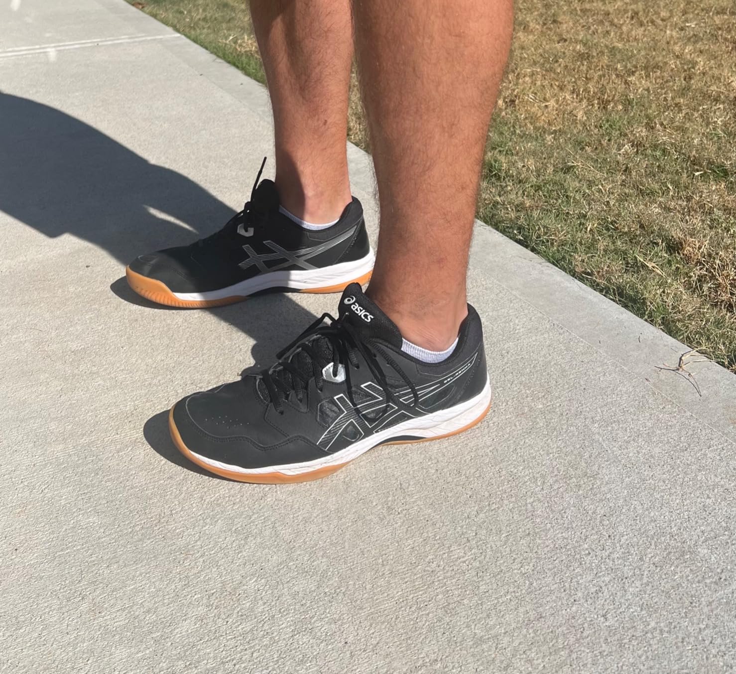 ASICS Gel-RENMA showing court traction pattern and flex groove technology