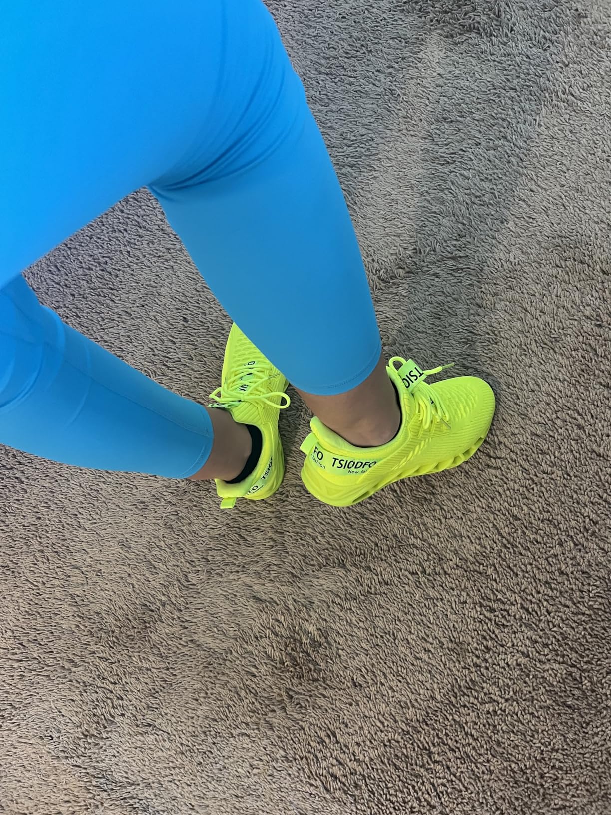 SKDOIUL shoes showing bright colorway and mesh upper construction with lace-up design