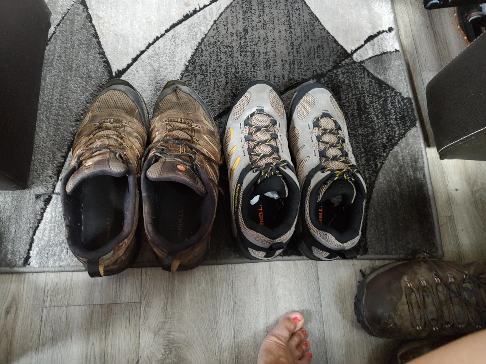 Merrell Yokota 2 performance on technical rocky terrain showing grip and stability