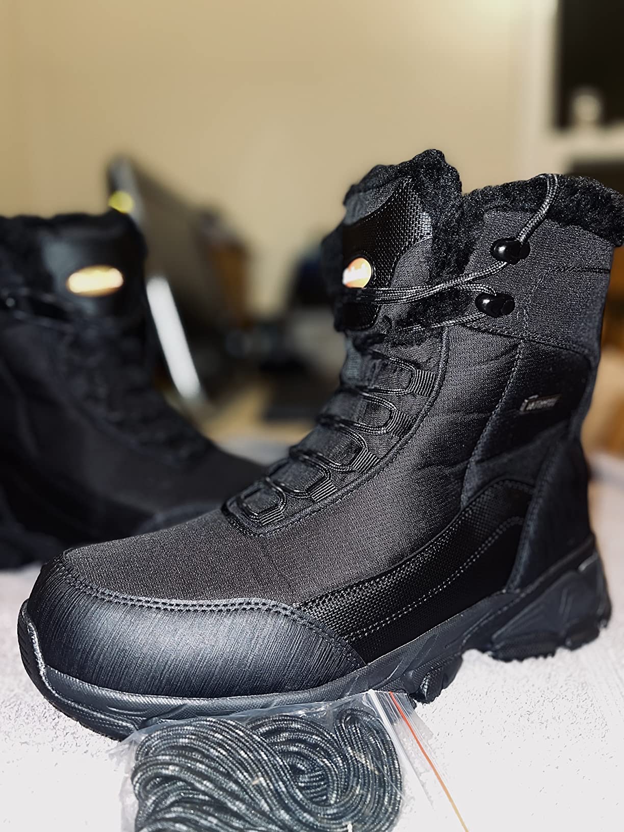 SHULOOK snow boots winter work performance and sizing considerations