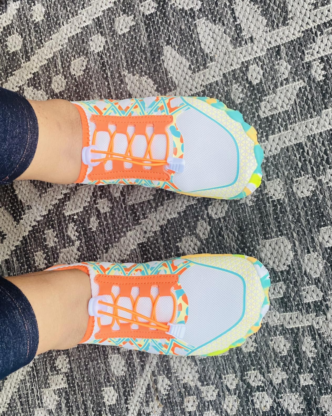Water shoes in action showing grip and performance during water activities