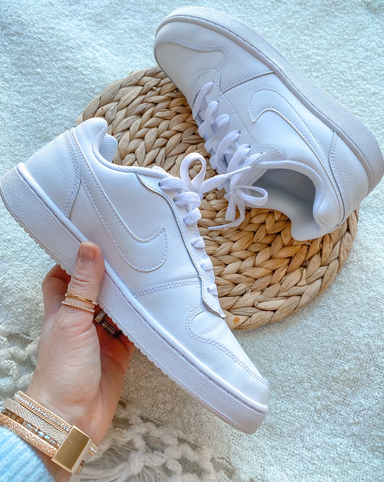 Nike Ebernon Low on-foot lifestyle wear showing casual versatility