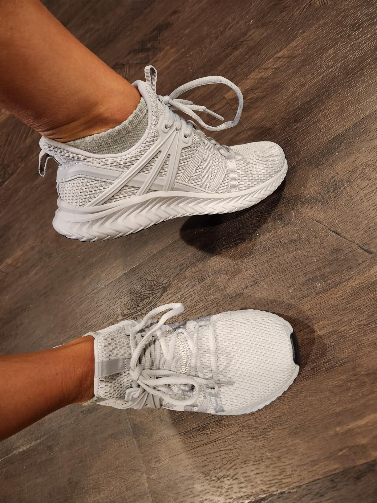 Abboos women's sneakers worn during daily activities showing real-world usage and comfort