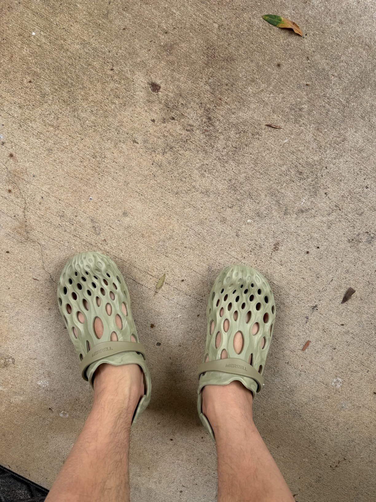 Merrell Hydro Mocs being worn during water activities showing their practical use in aquatic environments