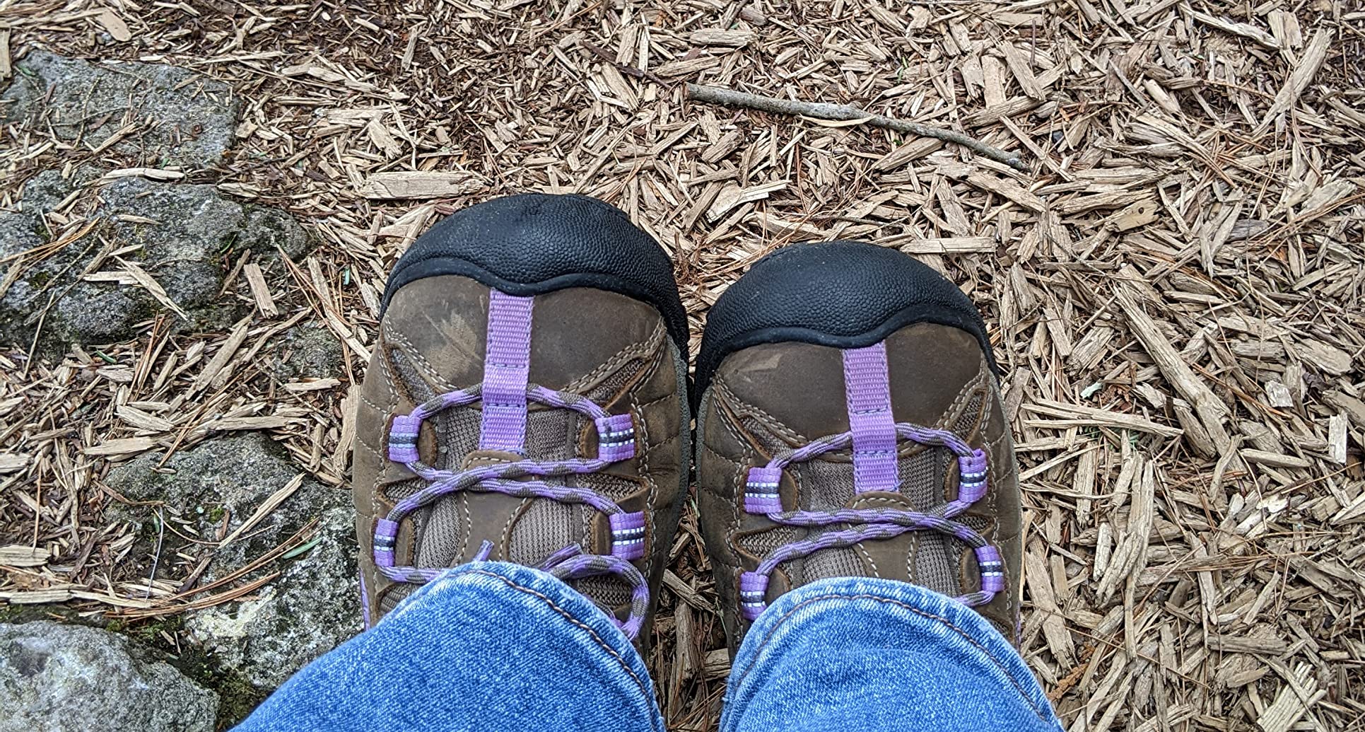 KEEN Targhee II in outdoor hiking environment showing performance on trails
