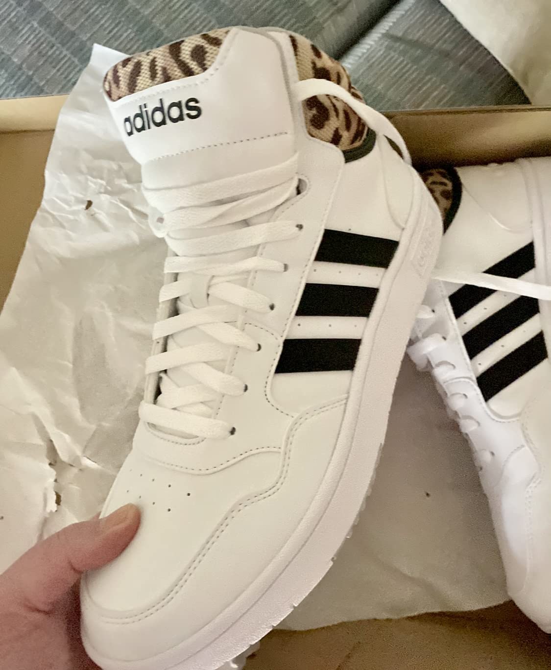 Adidas Hoops 3.0 Mid final product shot showing overall design and build quality