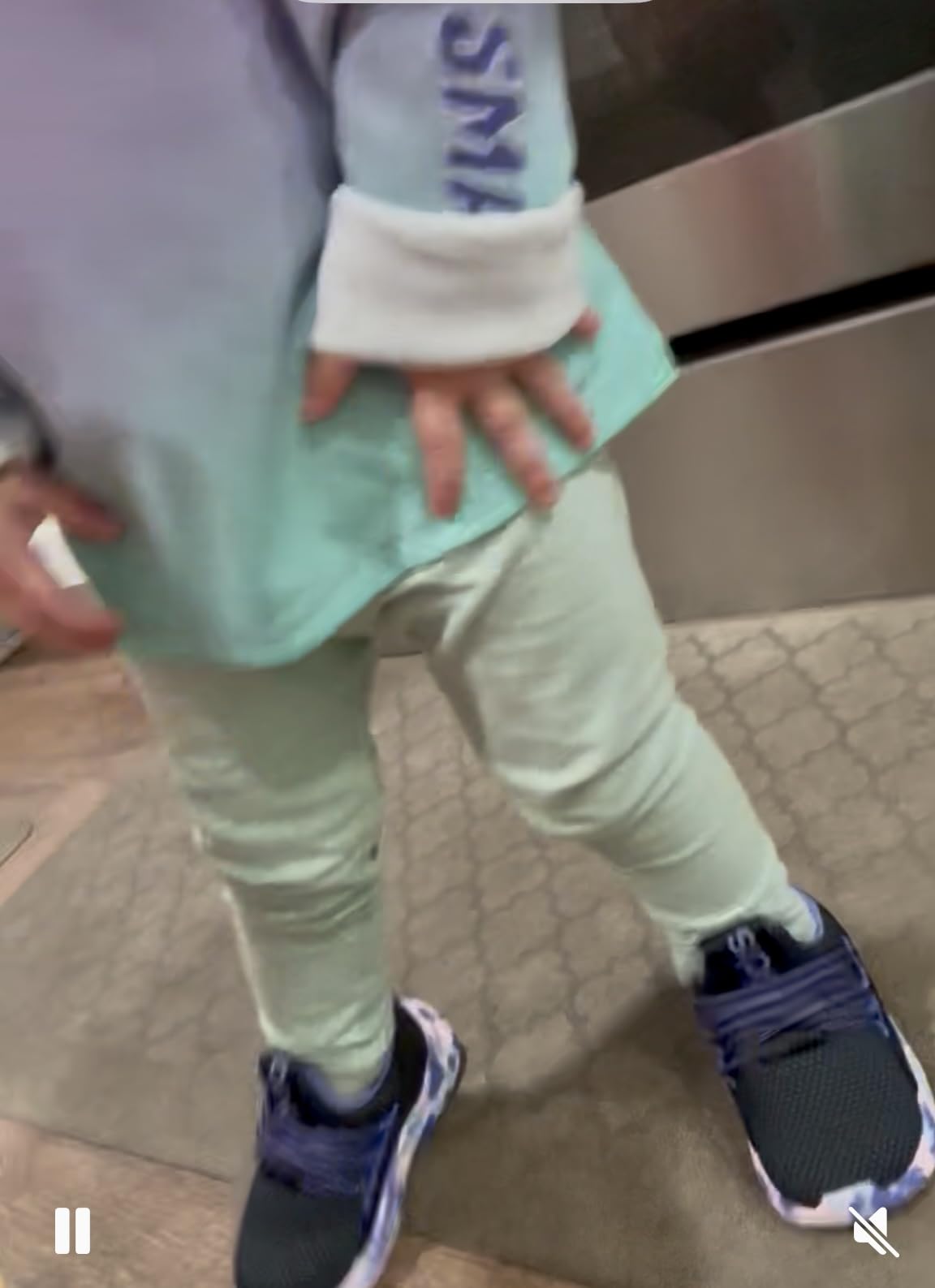 Young child wearing Adidas Lite Racer showing real-world fit and styling for toddlers