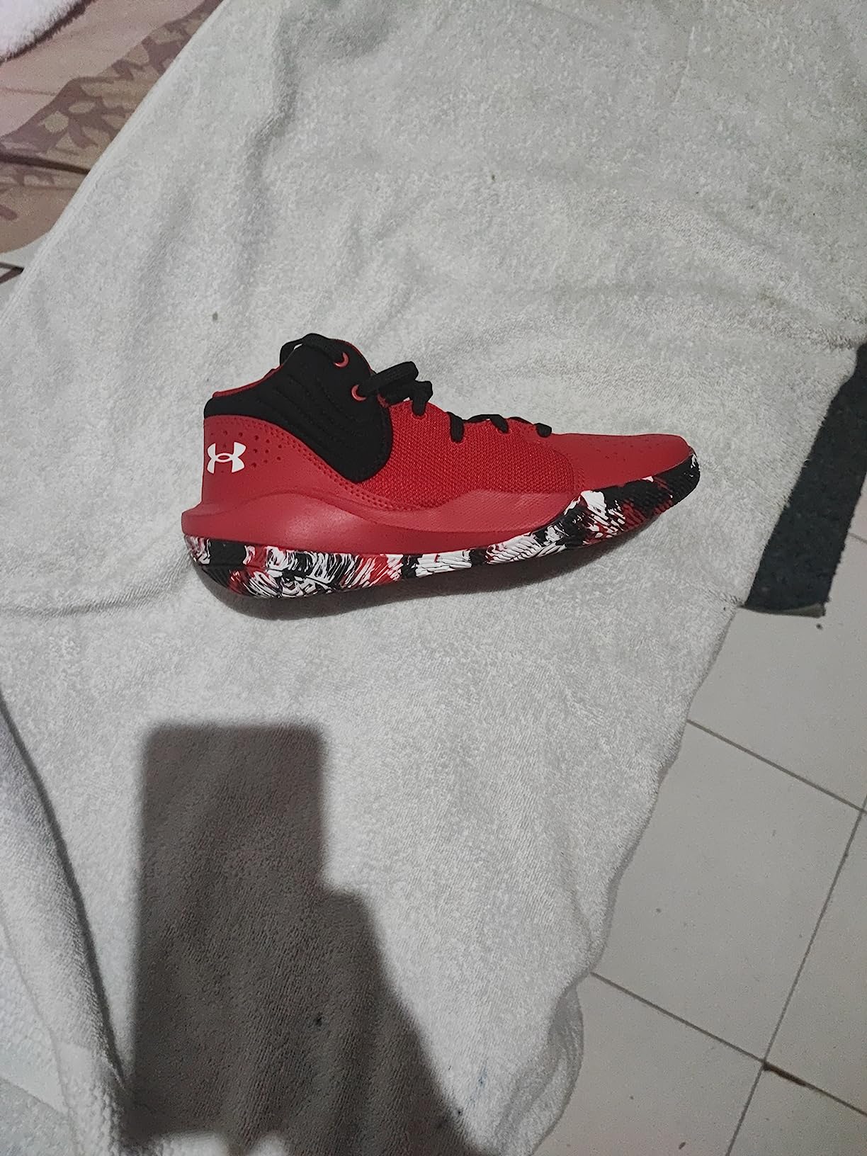 Under Armour Kids Jet 21 basketball shoes during practice showing court performance and movement