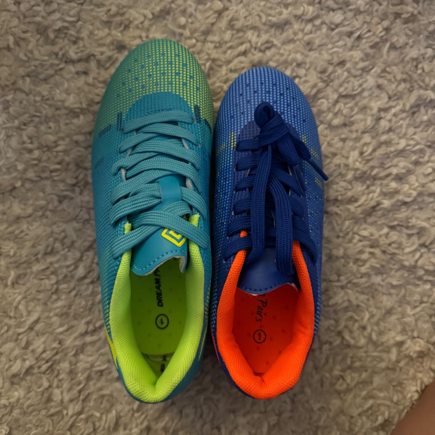 Soccer cleats durability test showing wear patterns after months of youth soccer use