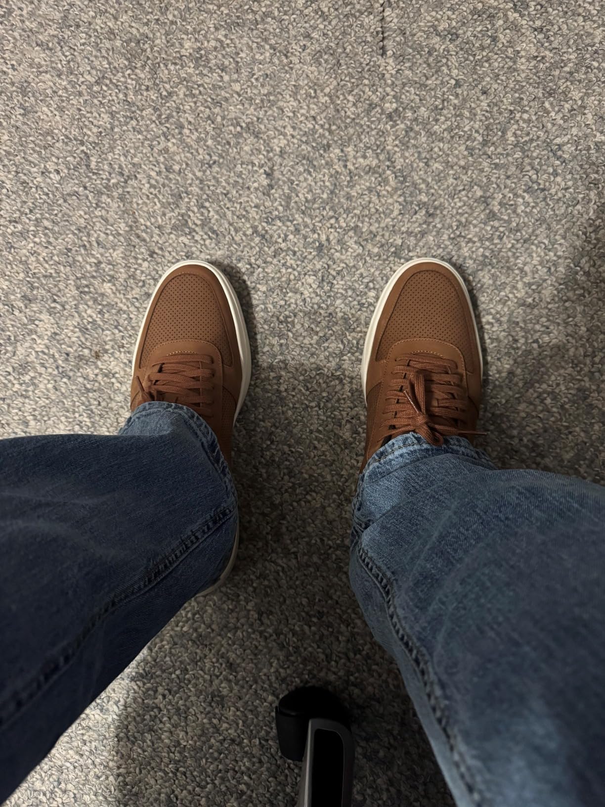 Cole Haan Grand Crosscourt sneaker sole detail showing EVA midsole cushioning and rubber outsole pattern