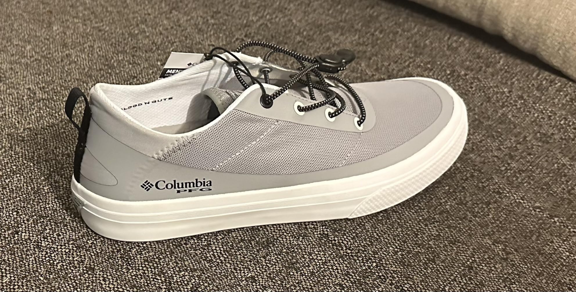 Columbia Bonehead PFG boat shoe final product shot showing overall design
