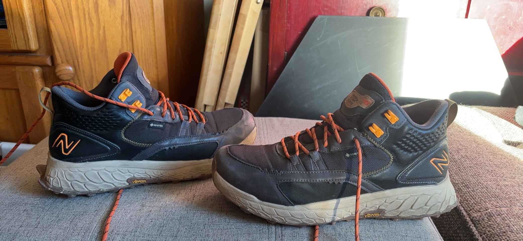 Fresh Foam X Hierro Mid showing overall design and build quality in natural lighting