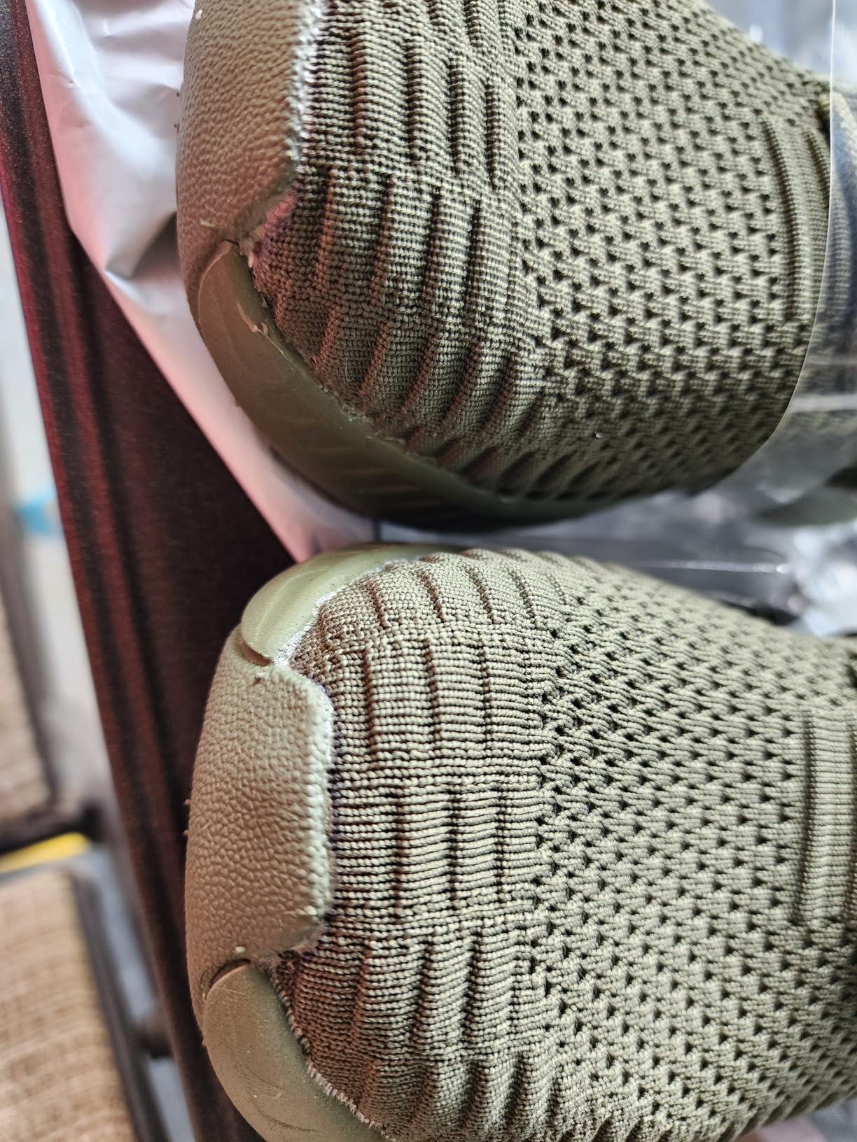 Side profile of Feethit women's sneakers showing overall silhouette and heel design