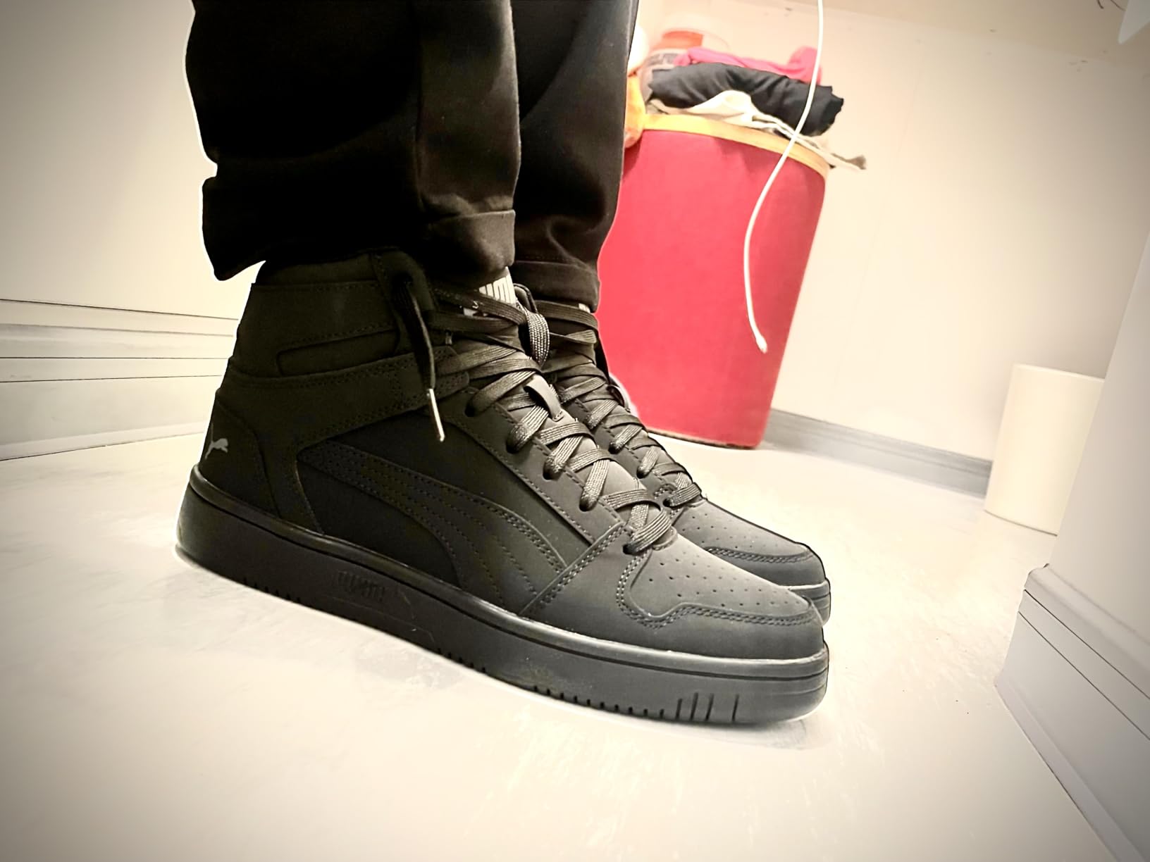 PUMA Rebound Layup worn during various daily activities showing versatility and comfort