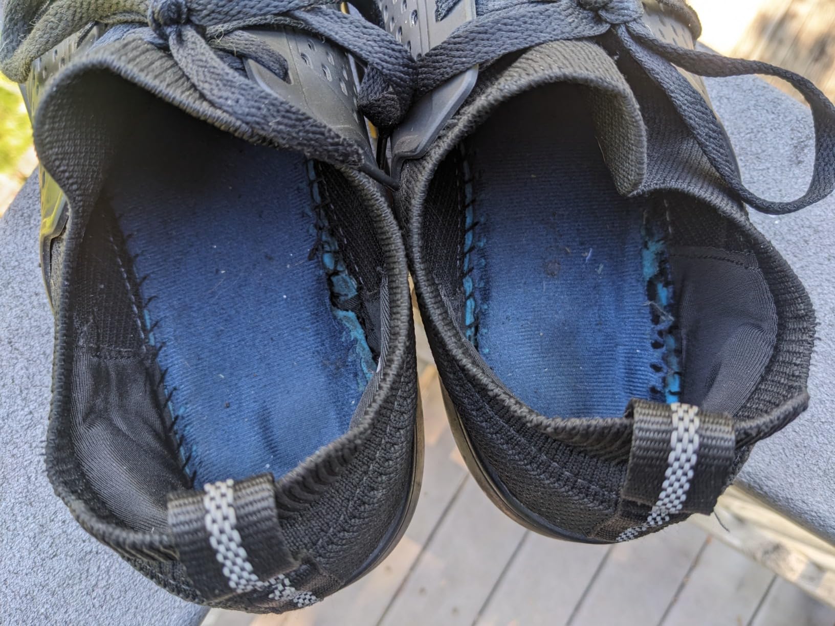WHITIN barefoot sneakers being worn during gym workout showing flexibility and ground contact